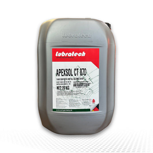 Lubratech Apexsol CT 870 - Yarı Sentetik Metal İşleme Sıvısı (Bor yağı) 20 KG
