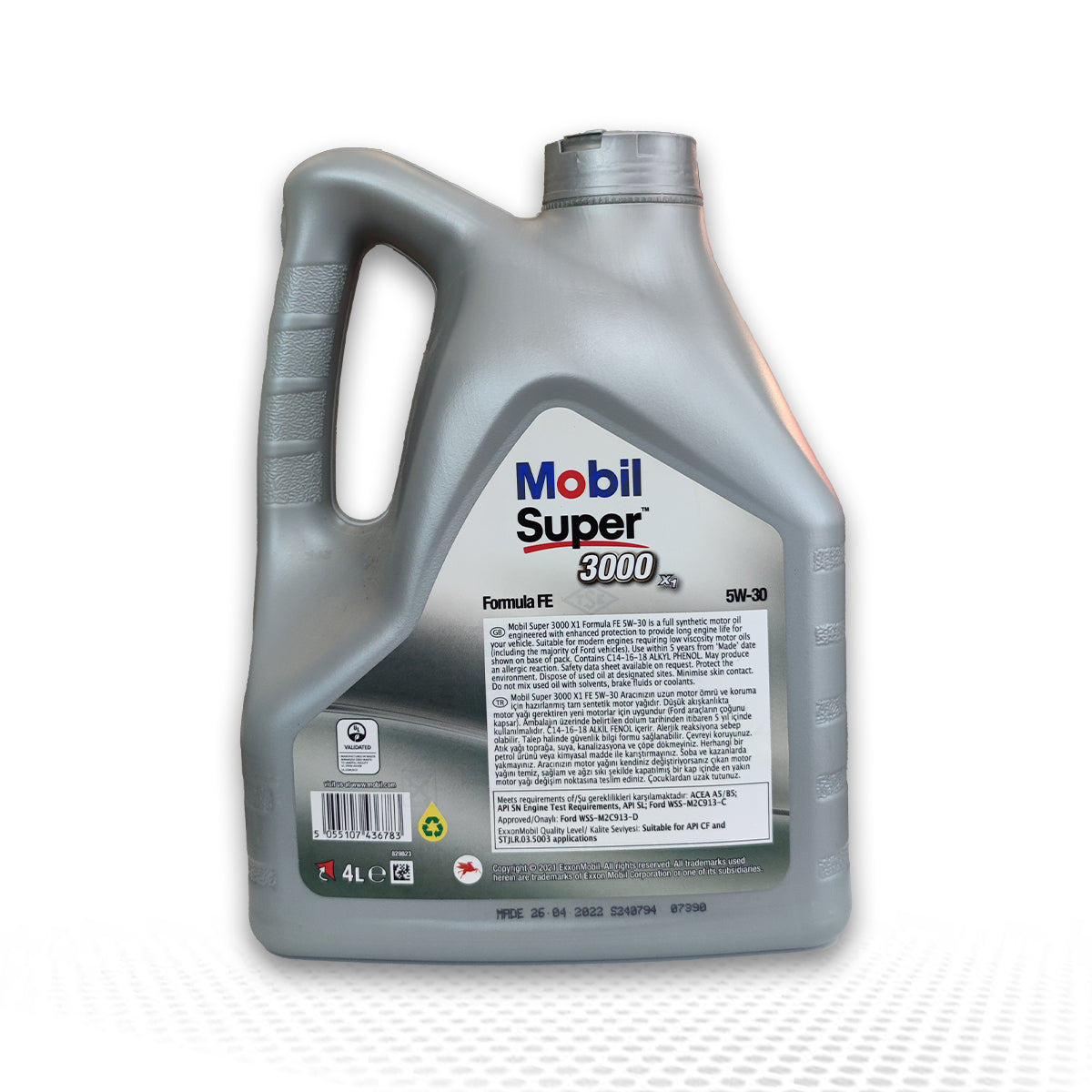 Mobil Super 3000 X1 Formula FE 5W30 Motor Yağı 4 Litre
