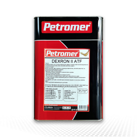 PETROMER ATF II Transmisyon ve Direksiyon Yağı 17 LT
