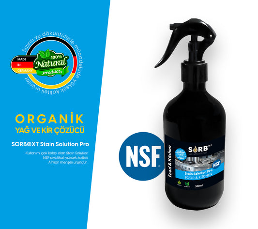 SORB®XT Stain Solution Pro Food & Kitchen Sprey - Organik Yağ ve Leke Çözücü 500 ML