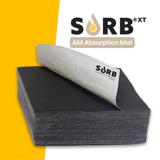 SORB®XT AM Absorption Mat 500x400mm Yağ, kimyasal ve kirli su emici absorban ped (50 Adet)