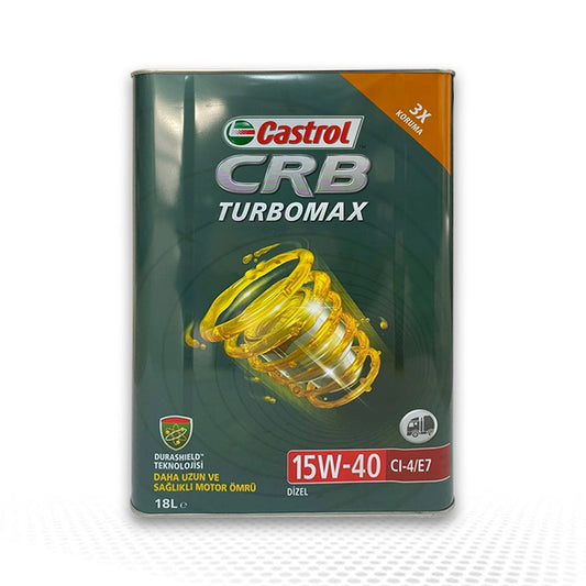Castrol CRB Turbomax 15W‑40 CI‑4/E7 Motor Yağı – 18 Litre (16 kg)