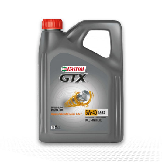 CASTROL GTX 5W‑40 A3/B4 Tam Sentetik Motor Yağı 4 Lt