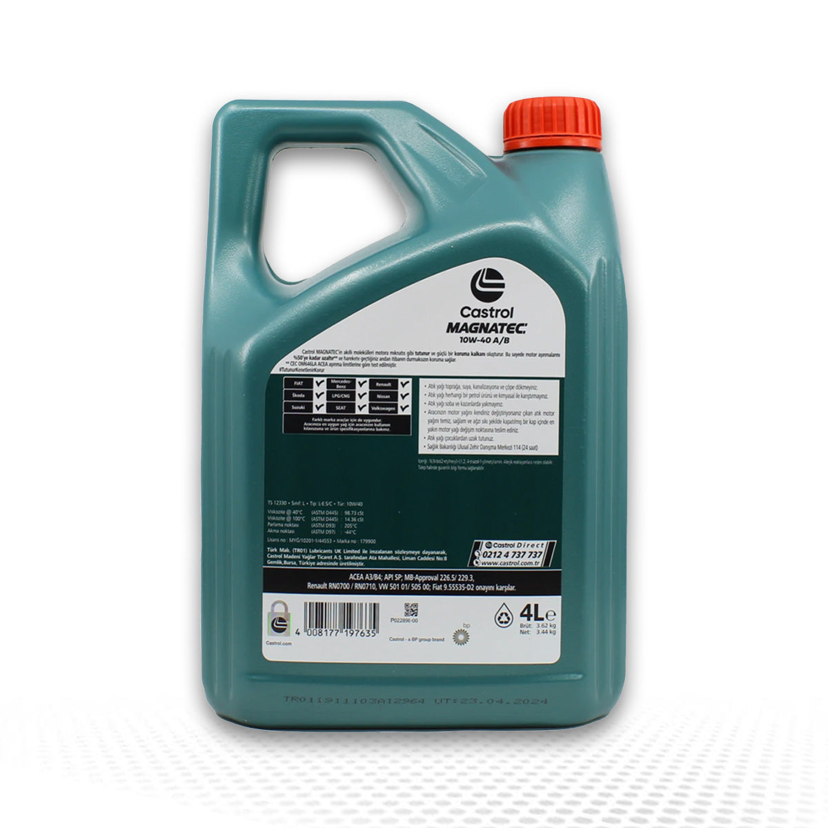 CASTROL MAGNATEC 10W-40 4 LT