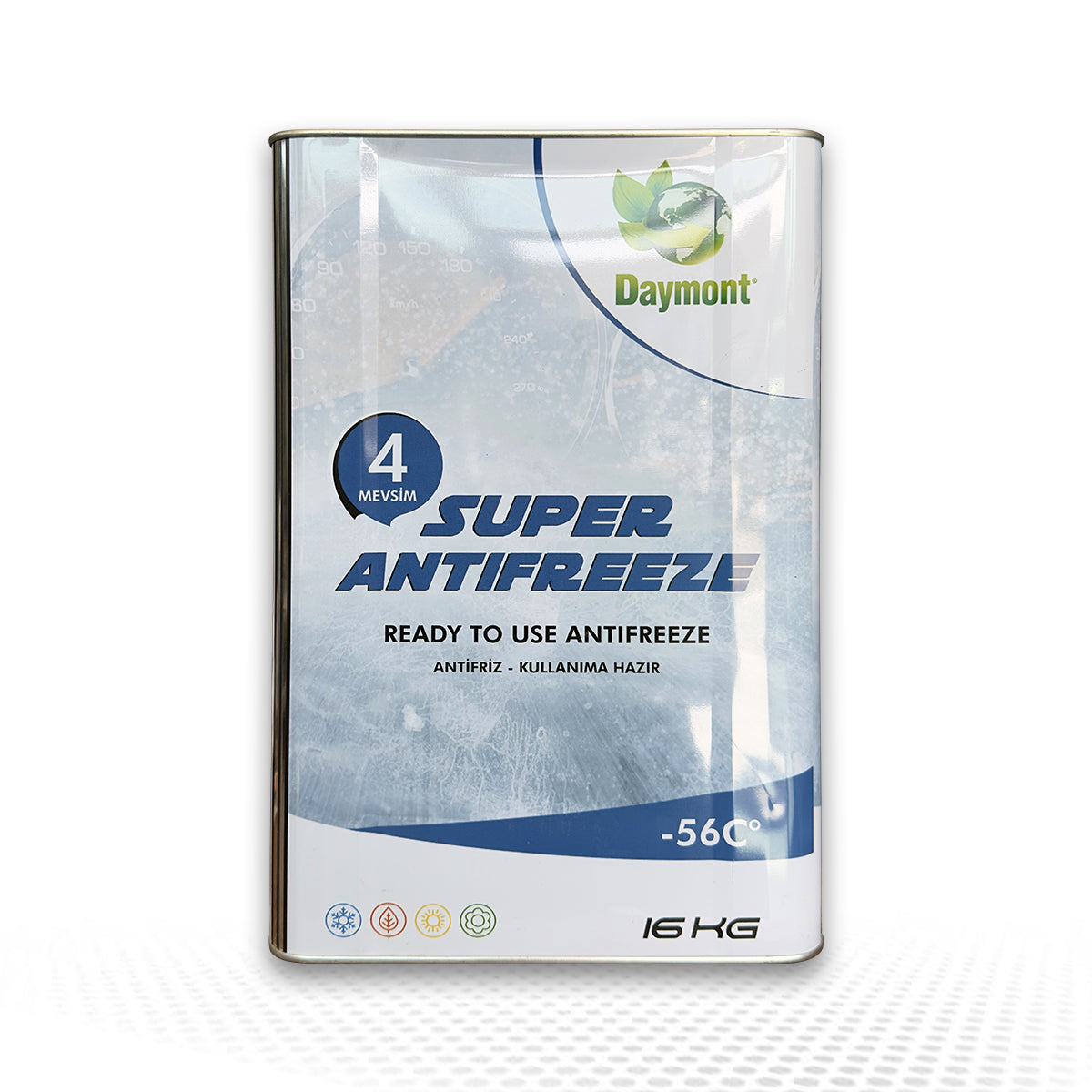 Daymont Super Antefreeze Mavi Konsantre -56 Dört Mevsim Antifriz 14 Kg
