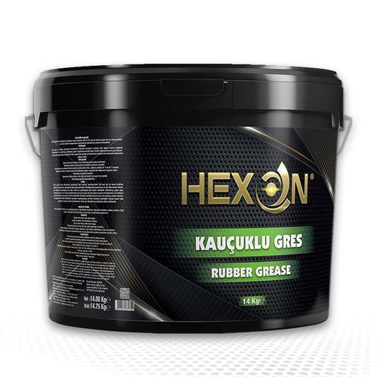 HEXON Kalsiyum Sabun Bazlı Kauçuklu Yeşil Gres 14 KG