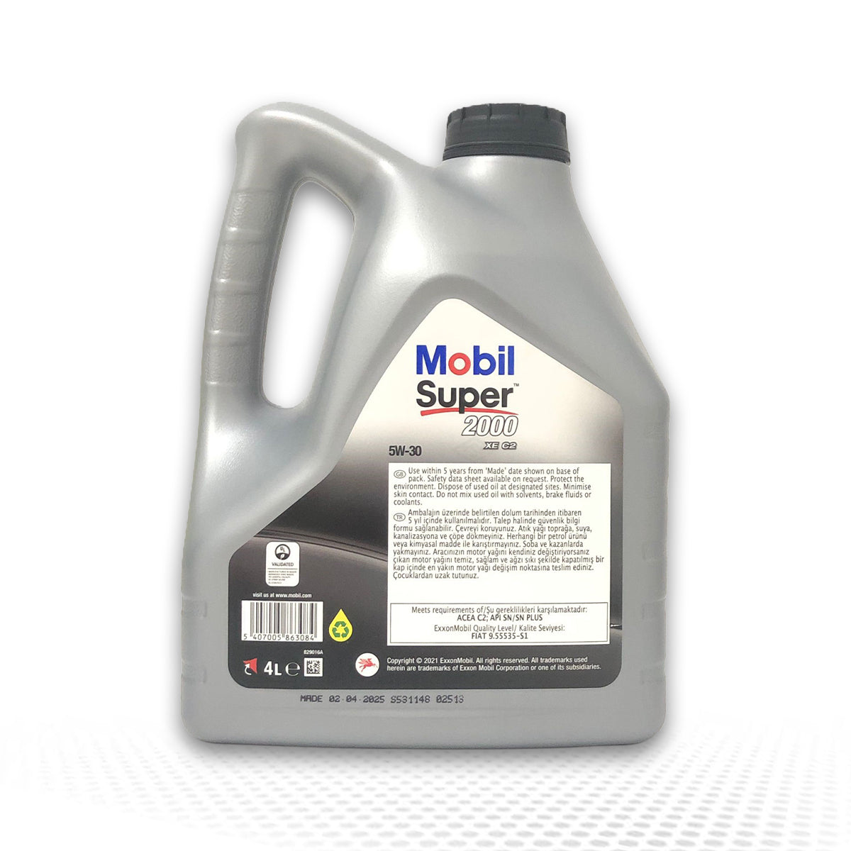 Mobil Super 2000 XE 5W-30 DPF Uyumlu Dizel ve Benzinli Araç Motor Yağı 4 LT