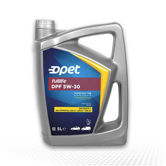 OPET FULLLIFE DPF 5W‑30 Tam Sentetik Motor Yağı – 5 Litre