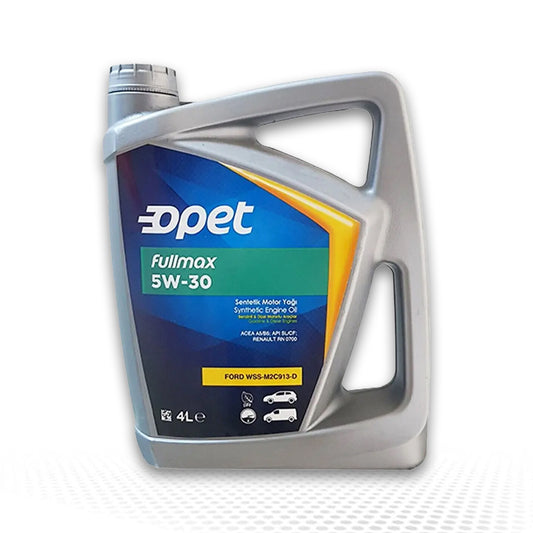 OPET Fullmax 5W‑30 Sentetik Motor Yağı – 4 L