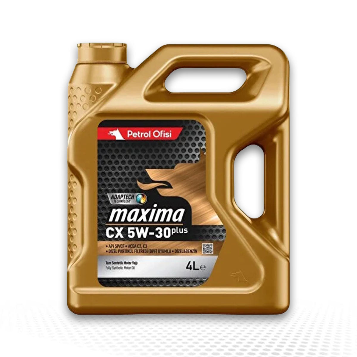 Petrol Ofisi Maxima CX 5W‑30 Plus Tam Sentetik Motor Yağı 4 Litre