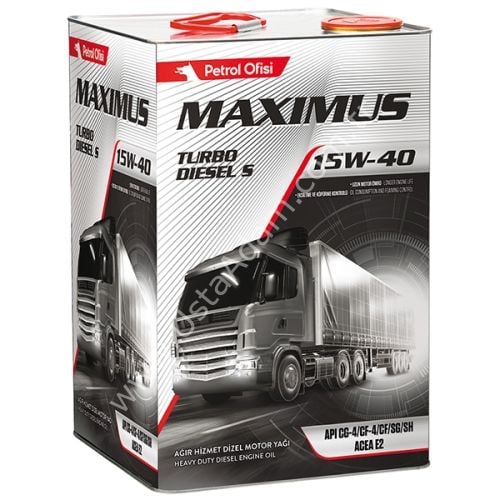 Petrol Ofisi Maximus Turbo Diesel S 15W-40 Motor Yağı - 16 kg