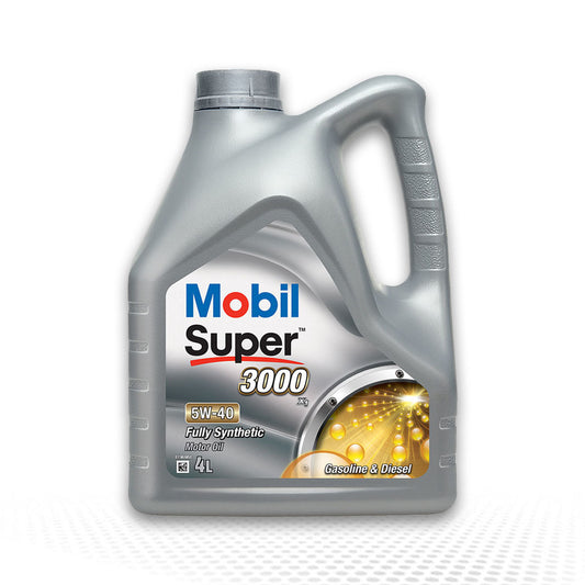 Mobil Super 3000 X1 5W‑40 – Tam Sentetik Motor Yağı 4 L