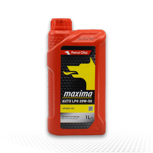 Petrol Ofisi Maxima AUTO LPG 20W‑50 Motor Yağı – 1 L