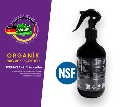 SORB®XT Stain Solution Pro Oil & Petrol Station Sprey - Organik Yağ ve Leke Çözücü 500 ML