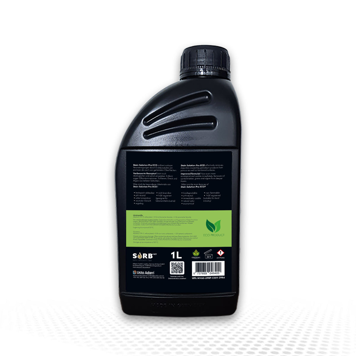 SORB®XT Stain Solution Pro ECO 1L - YAĞ VE LEKE ÇÖZÜCÜ SOLÜSYON