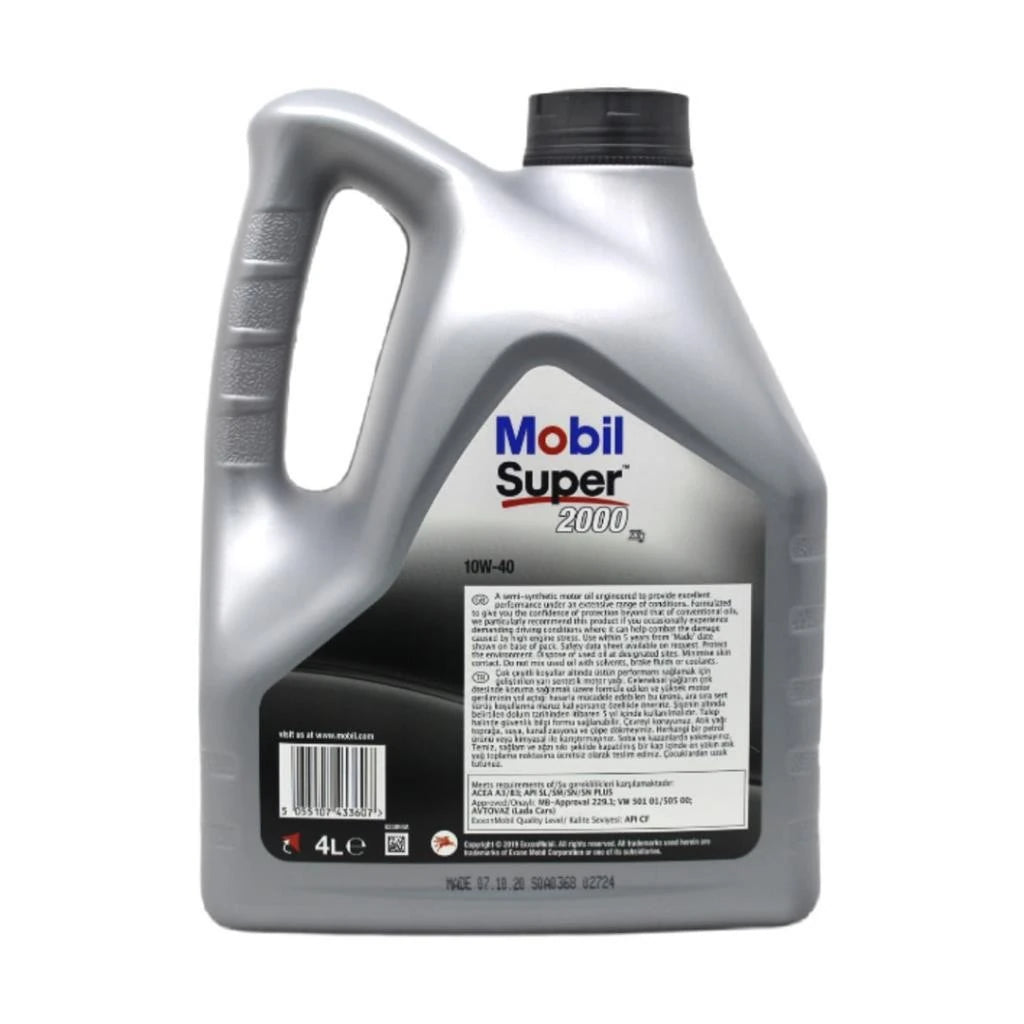 Mobil Super 2000 XE 10W-10 4 LT