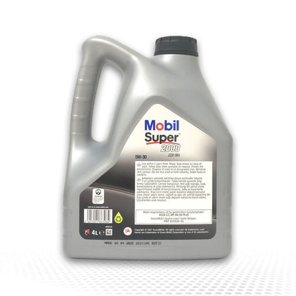 Mobil Super 2000 XE 5W-30 DPF Uyumlu Dizel ve Benzinli Araç Motor Yağı 4 LT