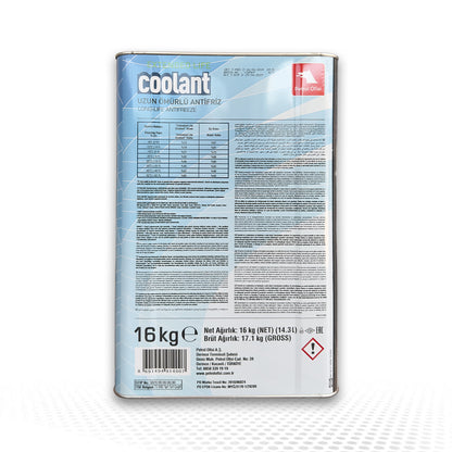 Petrol Ofisi Extended Life Coolant Kırmızı Antifriz 16 KG