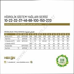 HEXON Hidrolik Sistem Yağı 32 - 14 Kg (16 Lt)