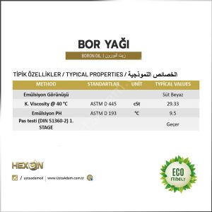 HEXON Sanayi Mineral Bor Yağı - 14 Kg