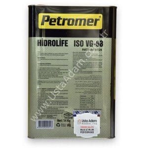 PETROMER Hidrolife ISO VG-68 Hidrolik Sistem Yağı - 14 Kg (16 Lt)