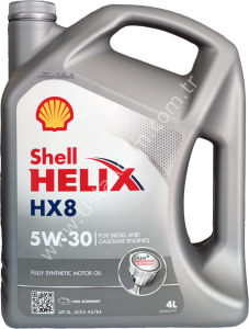 SHELL HELIX HX8 FULL SYNTHETIC 5W-30 Motor Yağı - 4 LT
